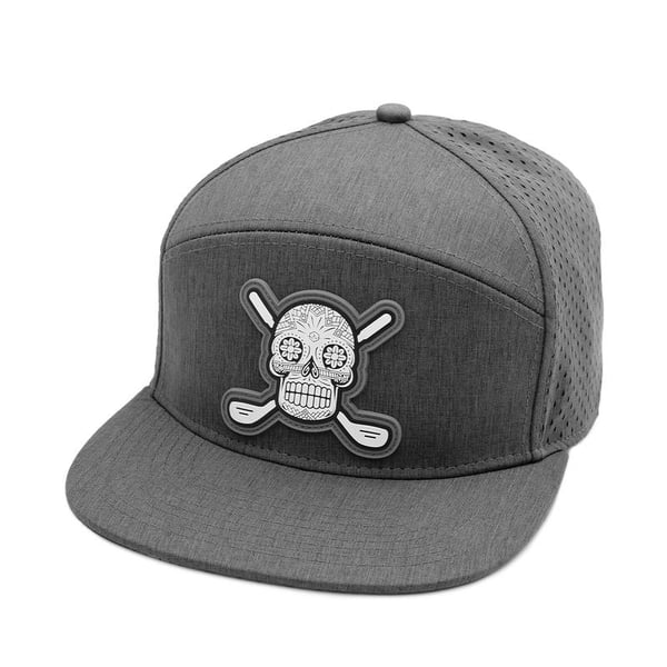 Sugar Skull Golf Snapback Hat