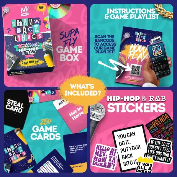 90s & 2000s Hip-Hop & R&B Card Game