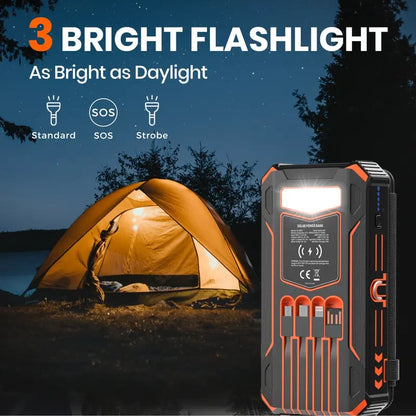 Outdoor Foldable Solar Large Capacity Charger Mobile Power Bank