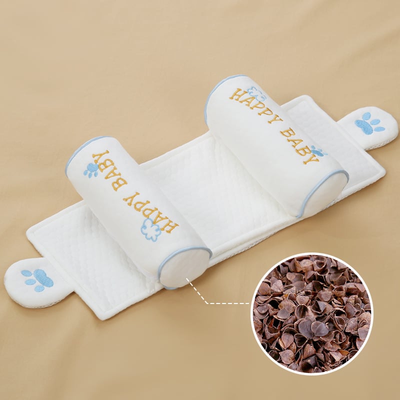 Premium Baby Support Pillow - Organic Cotton Infant Head Shaping Cushion for Newborns 0-12 Months