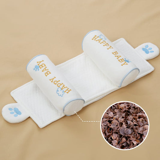 Premium Baby Support Pillow - Organic Cotton Infant Head Shaping Cushion for Newborns 0-12 Months