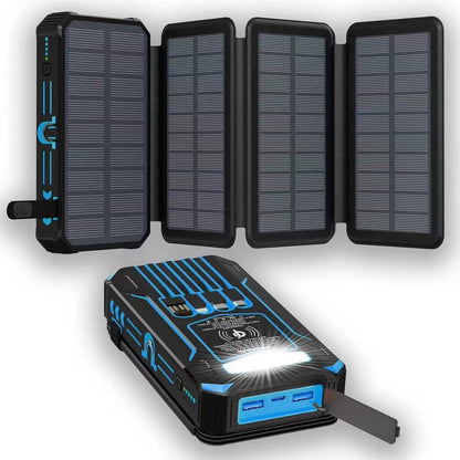 Outdoor Foldable Solar Large Capacity Charger Mobile Power Bank